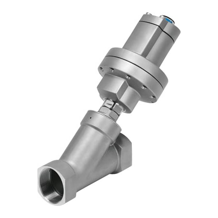 Festo Angle Seat Valve VZXA-A-TS7-11/4"-M2-V14T-16-M-90-26-PR- VZXA-A-TS7-11/4"-M2-V14T-16-M-90-26-PR-